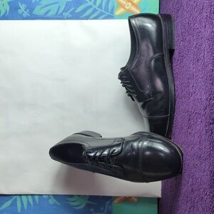 Nunn Bush Dress Flex  Black Leather Cap Toe 10M
